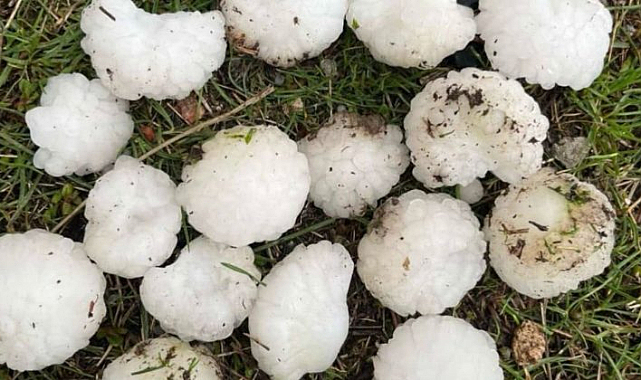 Meteoroloji Uyardı, Karlıova Doluya Teslim Oldu