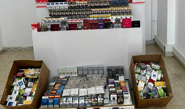 Bingöl Genç’te Kaçak Sigara ve Çay Operasyonu