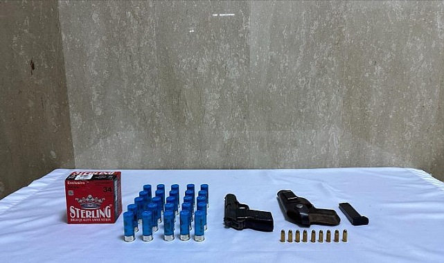 Bingöl’de 2 kişinin evinde silah ve mühimmat ele geçirildi