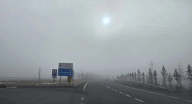 Bingöl’de Yoğun Sis: Görüş 50 Metreye Düştü