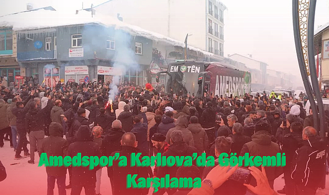 Amedspor’a Karlıova’da Görkemli Karşılama