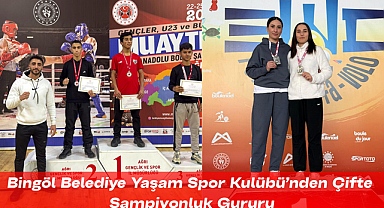 Bingöl Belediye Yaşam Spor Kulübü’nden Çifte Şampiyonluk Gururu