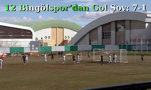 12 Bingölspor’dan Gol Şov: 7-1