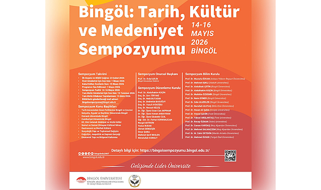 Bingöl’de “Tarih, Kültür ve Medeniyet Sempozyumu” Düzenlenecek