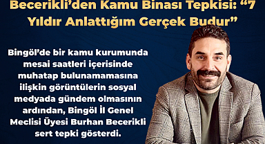 Becerikli’den Kamu Binası Tepkisi: “7 Yıldır Anlattığım Gerçek Budur”