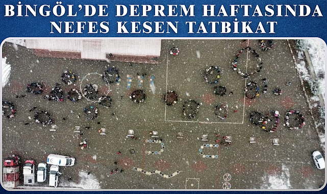 Bingöl’de Deprem Haftasında Nefes Kesen Tatbikat