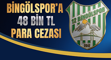 Bingölspor’a 48 Bin TL Para Cezası
