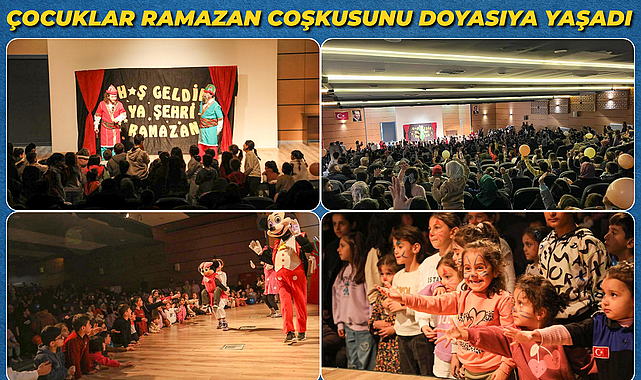 ÇOCUKLAR RAMAZAN COŞKUSUNU DOYASIYA YAŞADI