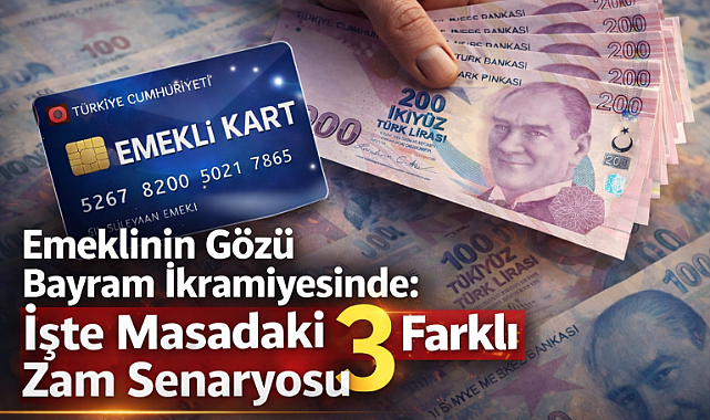 Emeklinin gözü bayram ikramiyesinde: İşte masadaki 3 farklı zam senaryosu