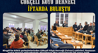 Gökçeli Köyü Derneği İftarda Buluştu