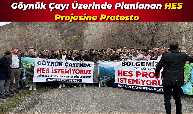 Göynük Çayı Üzerinde Planlanan HES Projesine Protesto