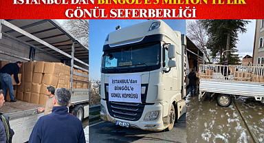 İstanbul’dan Bingöl’e 3 Milyon TL’lik Gönül Seferberliği