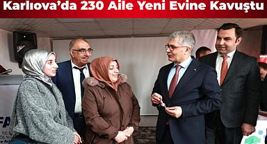 Karlıova’da 230 Aile Yeni Evine Kavuştu