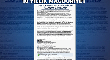 10 YILLIK MAĞDURİYET 