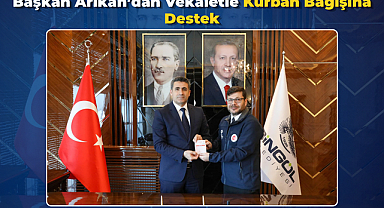 Başkan Arıkan’dan Vekâletle Kurban Bağışına Destek