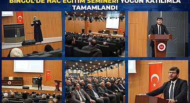 Bingöl’de Hac Eğitim Semineri Yoğun Katılımla Tamamlandı