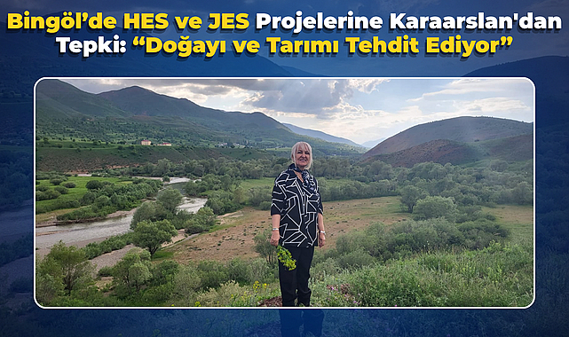 Bingöl’de HES ve JES Projelerine Karaarslan'dan Tepki: “Doğayı ve Tarımı Tehdit Ediyor”