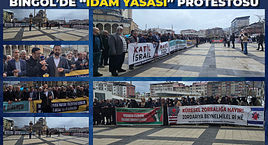 Bingöl’de “İdam Yasası” Protestosu