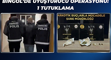 Bingöl’de uyuşturucu operasyonu: 1 tutuklama
