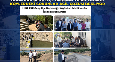 HÜDA PAR Genç İlçe Başkanı Yusuf Doğru: Köylerdeki Sorunlar Acil Çözüm Bekliyor