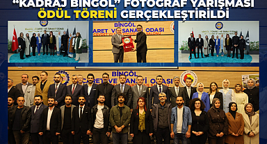 “Kadraj Bingöl” Fotoğraf Yarışması Ödül Töreni Gerçekleştirildi