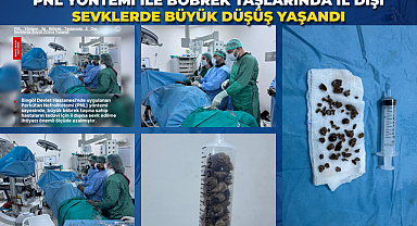 PNL Yöntemi İle Böbrek Taşlarında İl Dışı Sevklerde Büyük Düşüş Yaşandı