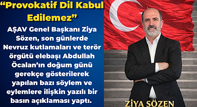 “Provokatif Dil Kabul Edilemez”