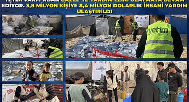 Yetim Vakfı’ndan Gazze’ye Yardım Elini Uzatmaya Devam Ediyor. 3,8 Milyon Kişiye 8,4 Milyon Dolarlık İnsani Yardım Ulaştırıldı