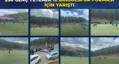 250 Genç Yetenek 12 Bingölspor Forması İçin Yarıştı