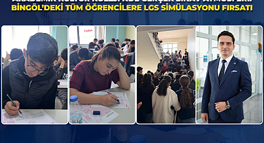 AKADEMİK KÜLTÜR KOLEJİ’NDE GERÇEK SINAV ATMOSFERİ: BİNGÖL’DEKİ TÜM ÖĞRENCİLERE LGS SİMÜLASYONU FIRSATI