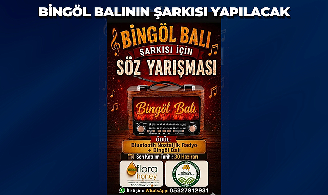 Bingöl Balının Şarkısı Yapılacak