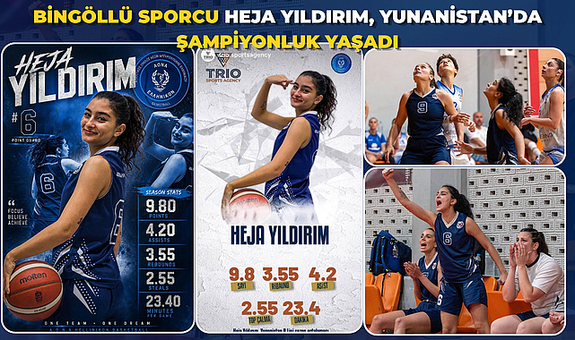 Bingöllü Sporcu Heja Yıldırım, Yunanistan’da Şampiyonluk Yaşadı