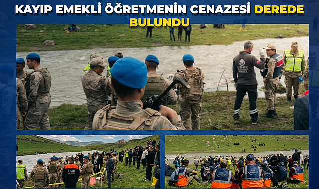 Kayıp Emekli Öğretmenin Cenazesi Derede Bulundu