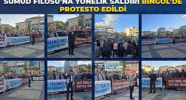 Sumud Filosu’na Yönelik Saldırı Bingöl’de Protesto Edildi