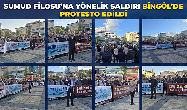 Sumud Filosu’na Yönelik Saldırı Bingöl’de Protesto Edildi