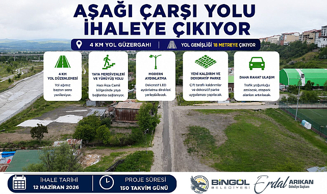 AŞAĞIÇARŞI YOLU İHALEYE ÇIKIYOR