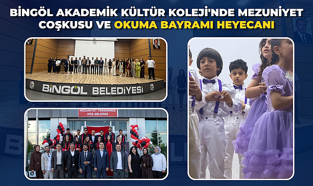 Bingöl Akademik Kültür Koleji'nde Mezuniyet Coşkusu ve Okuma Bayramı Heyecanı