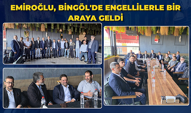 Emiroğlu, Bingöl'de Engellilerle Bir Araya Geldi