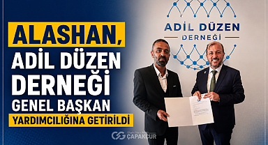 Alashan, Adil Düzen Derneği Genel Başkan Yardımcılığına Getirildi