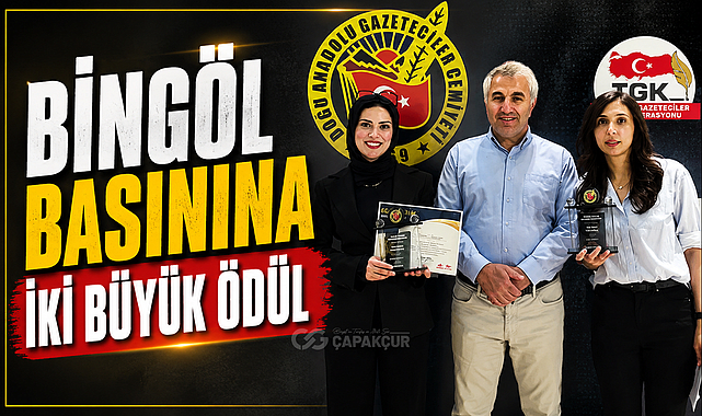 Bingöl Basınına İki Büyük Ödül