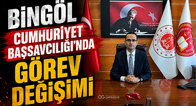 Bingöl Cumhuriyet Başsavcılığı’nda Görev Değişimi