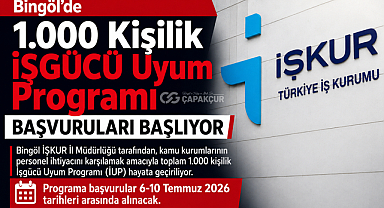 Bingöl'de 1.000 Kişilik İŞGÜCÜ Uyum Programı Başvuruları Başlıyor