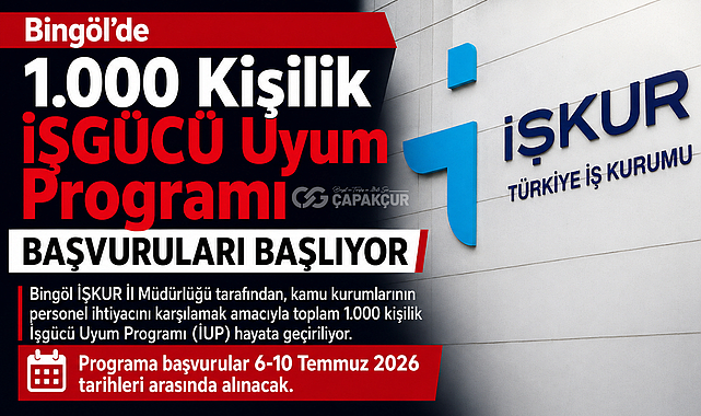 Bingöl'de 1.000 Kişilik İŞGÜCÜ Uyum Programı Başvuruları Başlıyor