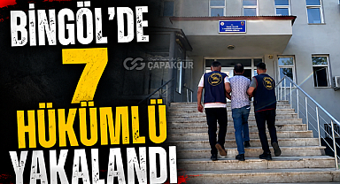 Bingöl’de 7 Hükümlü Yakalandı