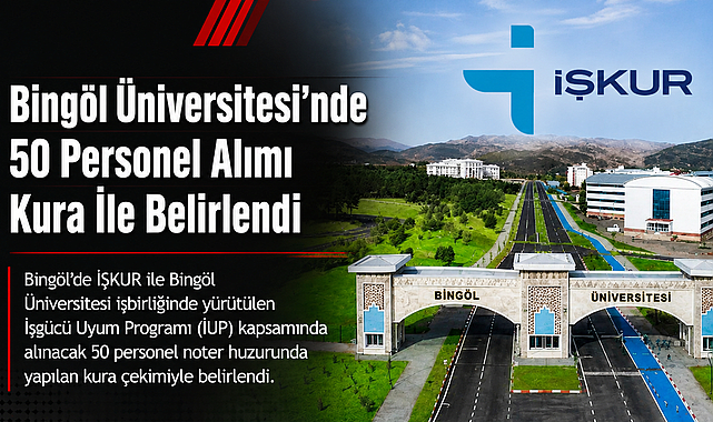 Bingöl Üniversitesi’nde 50 Personel Alımı Kura İle Belirlendi