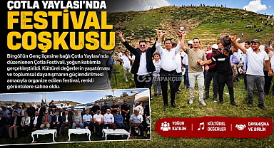 Çotla Yaylası'nda Festival Coşkusu