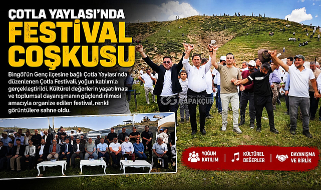 Çotla Yaylası'nda Festival Coşkusu