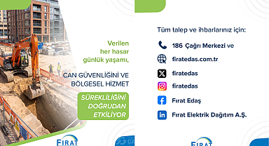 Fırat EDAŞ'tan İzinsiz Kazılara Karşı Uyarı: Güzergâh Tespiti Hayati Önem Taşıyor