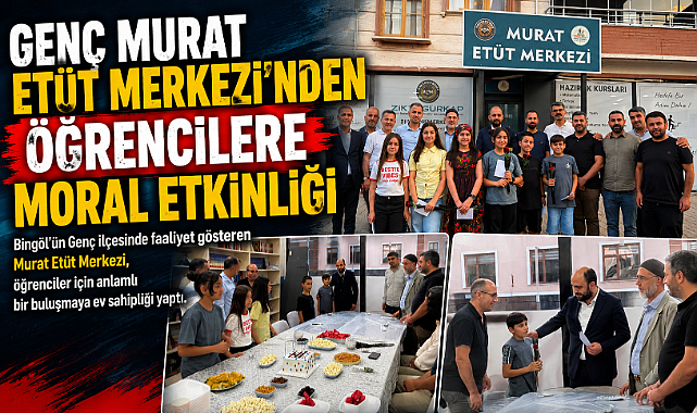 Genç Murat Etüt Merkezi'nden Öğrencilere Moral Etkinliği