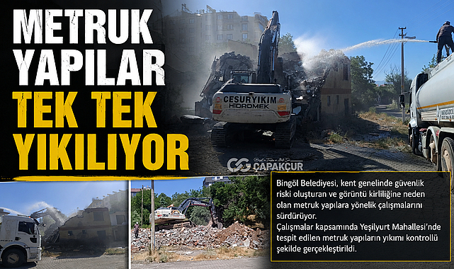 METRUK YAPILAR TEK TEK YIKILIYOR